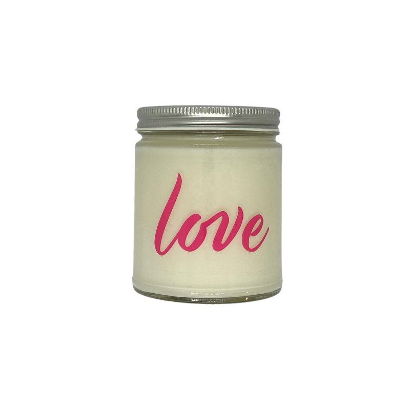 "Love" Candle - Bianchi Candle Co. of Omaha