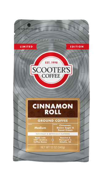 Scooter's Cinnamon Roll Flavored Coffee - Nebraska In A Box