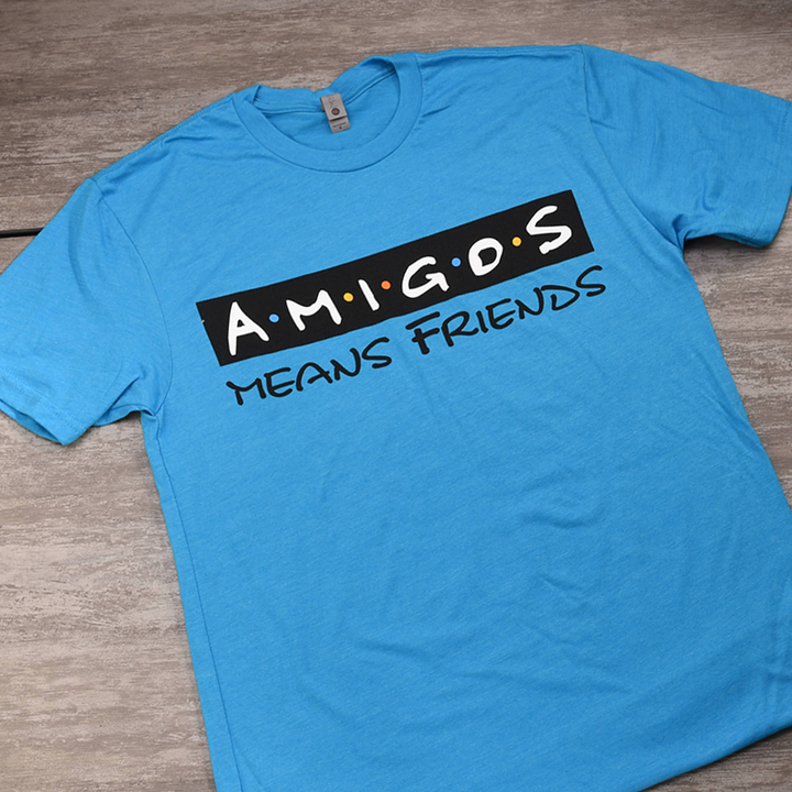 Nebraska Amigos Means Friends T-Shirt
