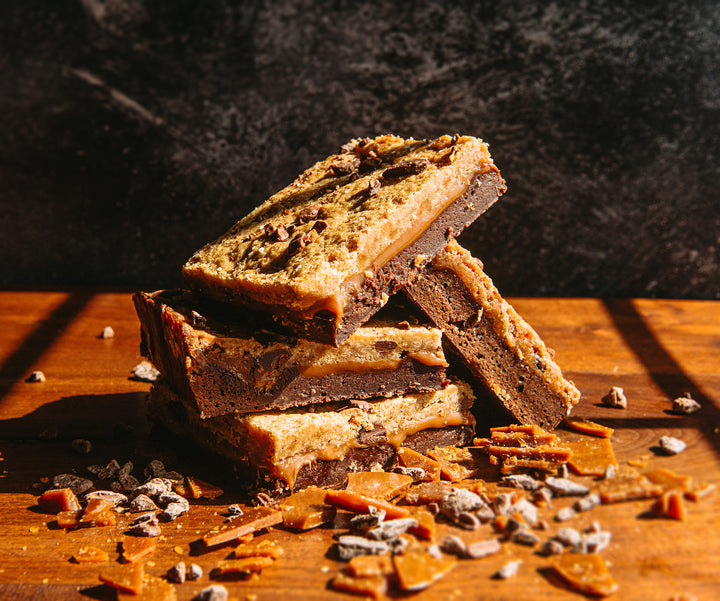 The Monster 1/2 LB Salted Caramel Brookie Bar - The Chocolate Season