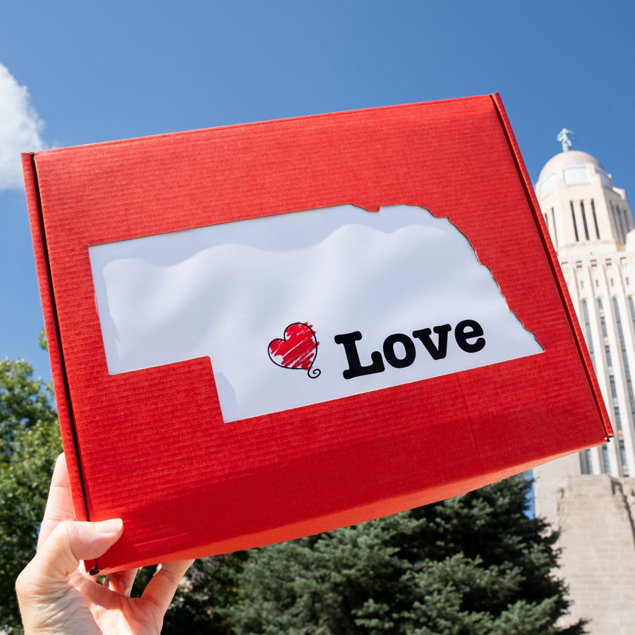 "Love" Nebraska Gift Box