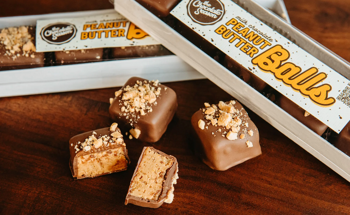 Handmade Chocolate Covered Peanut Butter Balls - TCS