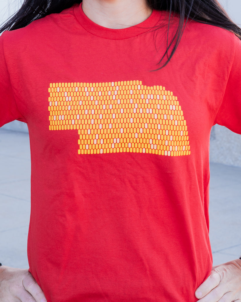 Nebraska Corn Mosaic Tee
