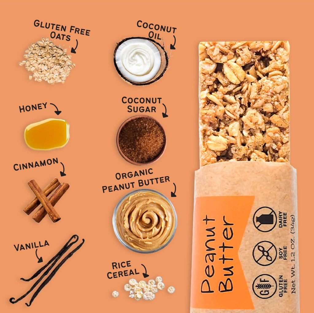 Peanut Butter Granola Bars 2-Pack - The Gourmet Granola of Omaha