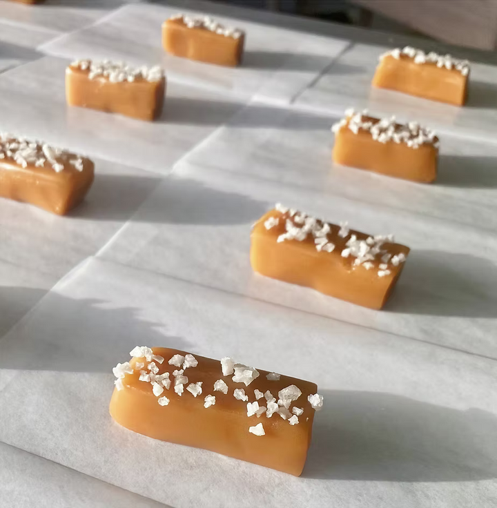 Grey Sea Salt Caramels by Boxicanyon Co. of Omaha, NE