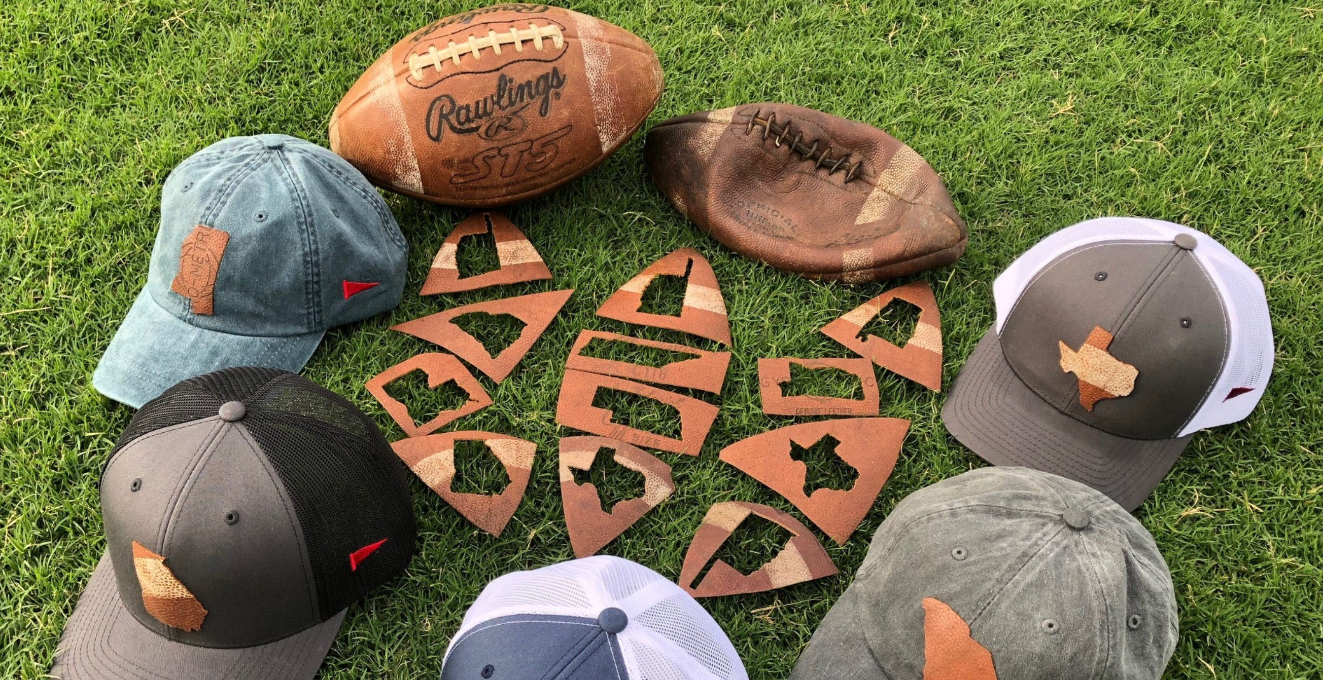 Football baseball hats deals