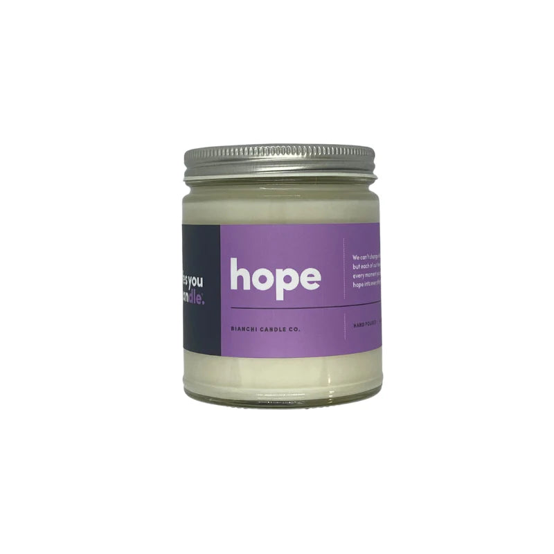Hope Inspirational Candle - Bianchi Candle Co. of Omaha