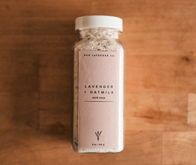 Lavender + Oatmilk Bath Soap by Our Lavender Co.