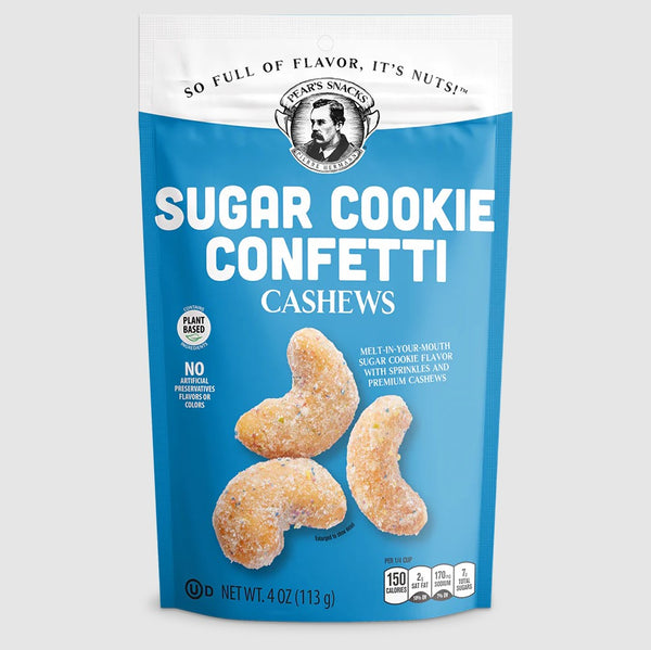 Sugar Cookie Confetti Cashews - Pear's Snacks of Bellevue, NE