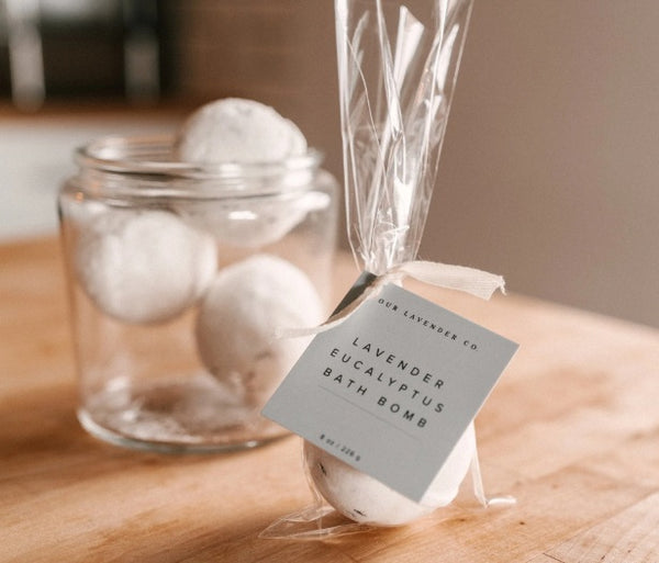 Lavender Eucalyptus Bath Bomb by Our Lavender Co.