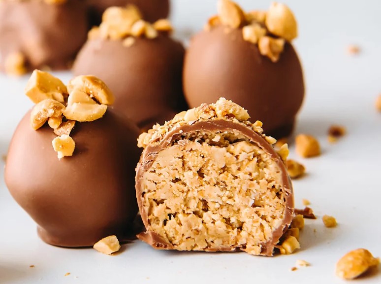 Handmade Chocolate Covered Peanut Butter Balls - TCS