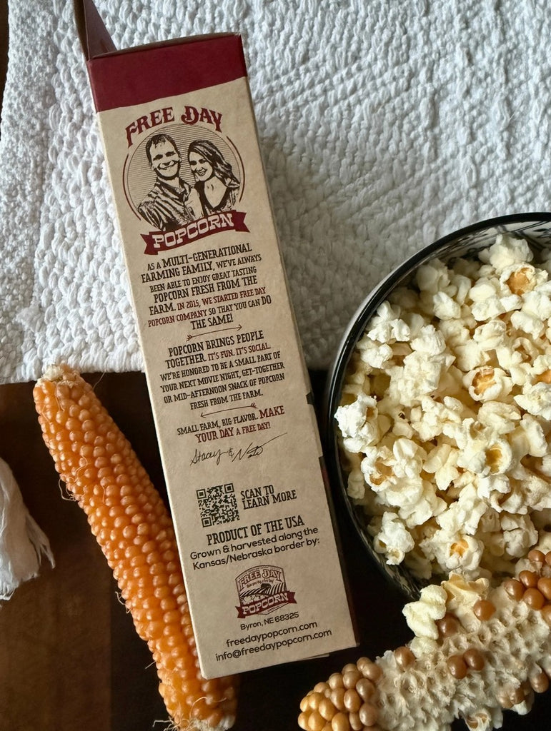 Pop-Off-The-Cob Popcorn by Free Day Popcorn of Byron, NE