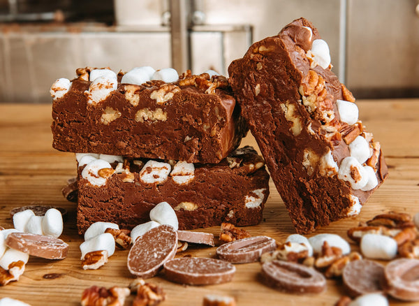 1/2 LB of Rocky Road Fudge - TCS