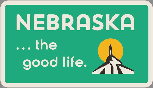 The Good Life Nebraska Magnet