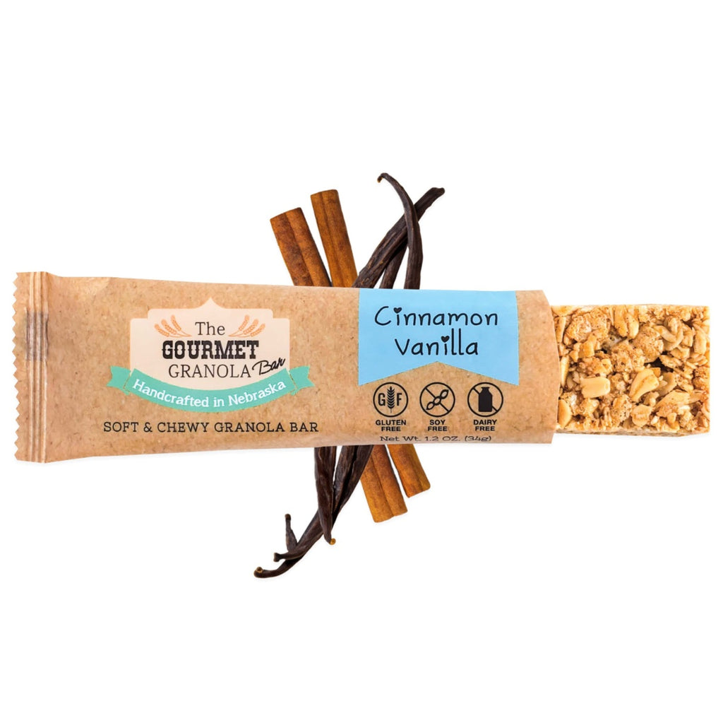 Cinnamon Vanilla Granola Bars 2-Pack - The Gourmet Granola of Omaha