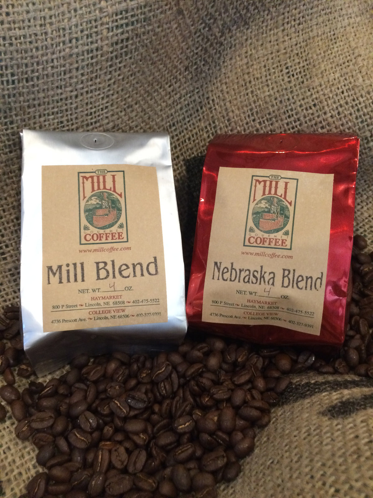 The Mill Coffee "Mill Blend" &amp; "Nebraska Blend"