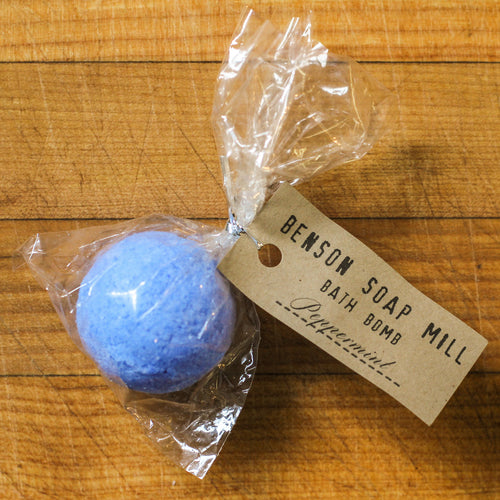 Benson Soap Mill Handcrafted Peppermint Bath Bomb