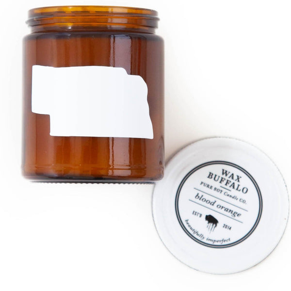 Wax Buffalo Nebraska Candle, Blood Orange