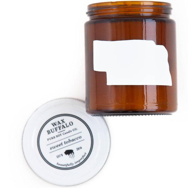 Wax Buffalo Nebraska Candle, Sweet Tobacco