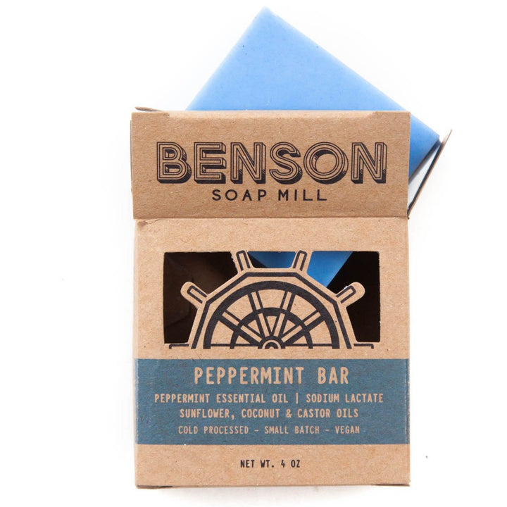 Benson Soap Mill Handcrafted Peppermint Soap Bar