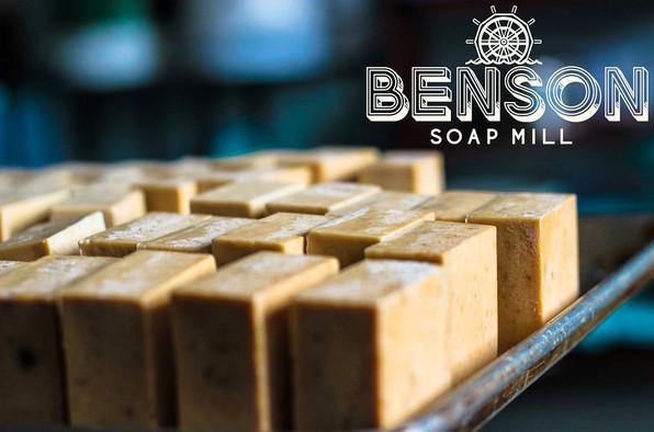 Benson Soap Mill Handcrafted Peppermint Soap Bar