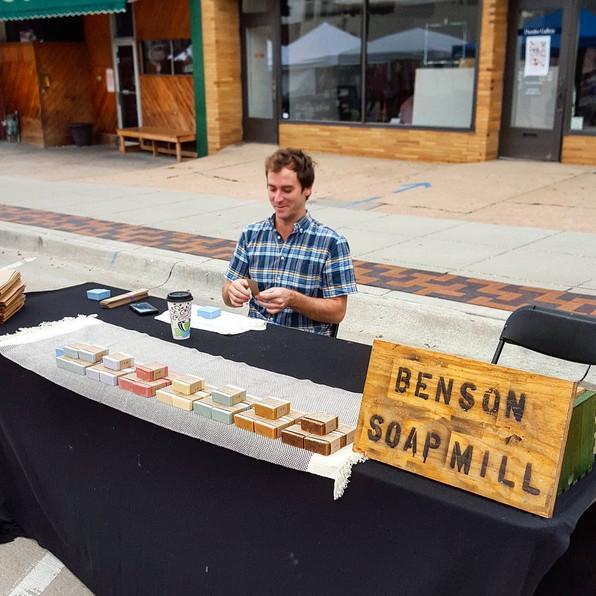 Benson Soap Mill Handcrafted Peppermint Soap Bar