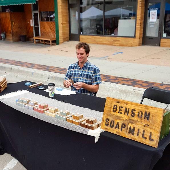 Handcrafted Eucalyptus &amp; Rosemary Soap -Benson Soap Mill