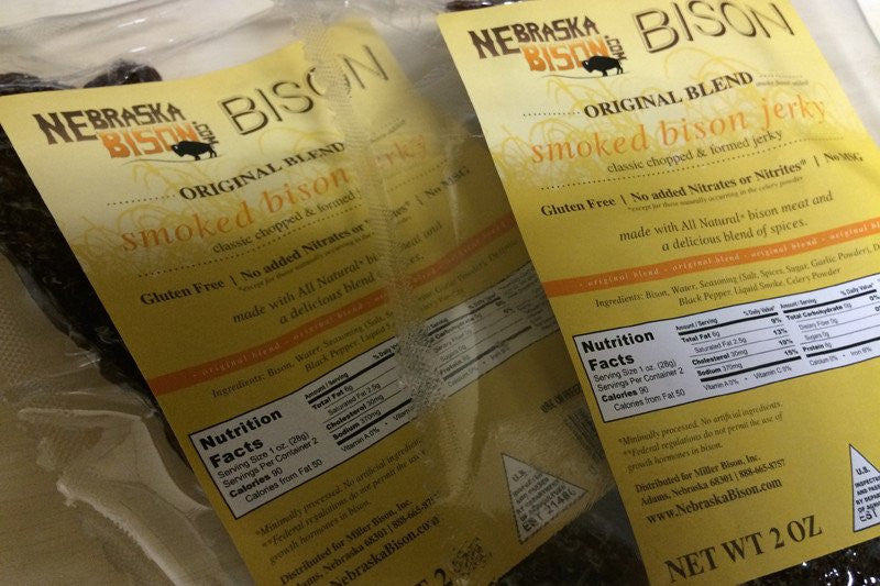 Nebraska Bison Smoked Bison Jerky