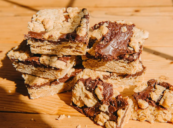 Fudgey Oatmeal Bar - The Chocolate Season