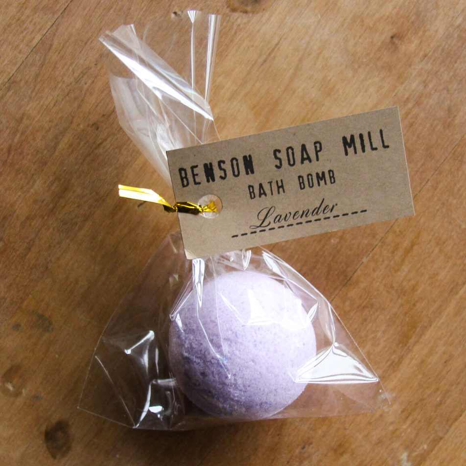 Benson Soap Mill Handcrafted Lavender Bath Bomb