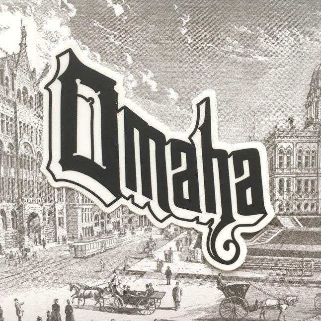 Iconic Omaha Logo Stickers (3 Pack)