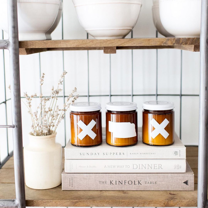 Wax Buffalo Nebraska Candle, Blood Orange